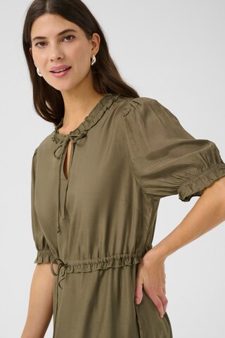 Robe 'Lucia' Cream en vert