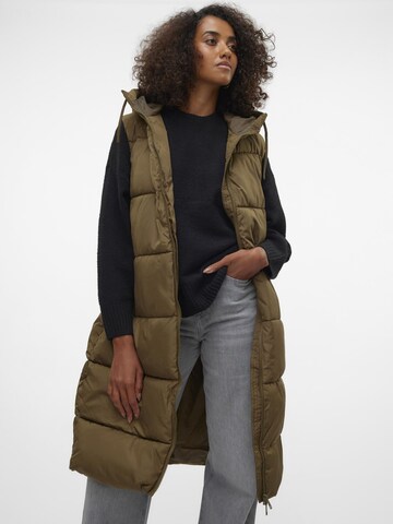 VERO MODA Vest 'LIGAANE' i grøn: forside