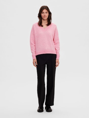 SELECTED FEMME Sweater 'Maline' in Purple