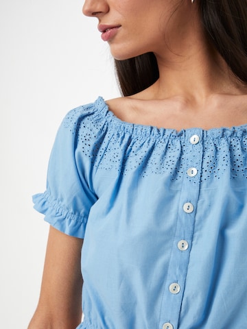 ABOUT YOU Bluse 'Rosalie' in Blau