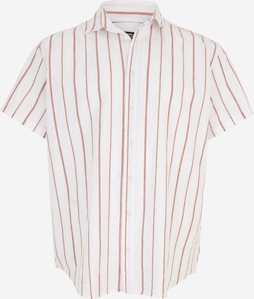 Jack & Jones Plus Overhemd 'JORJOSHUA CANGGU' in Wit: voorkant