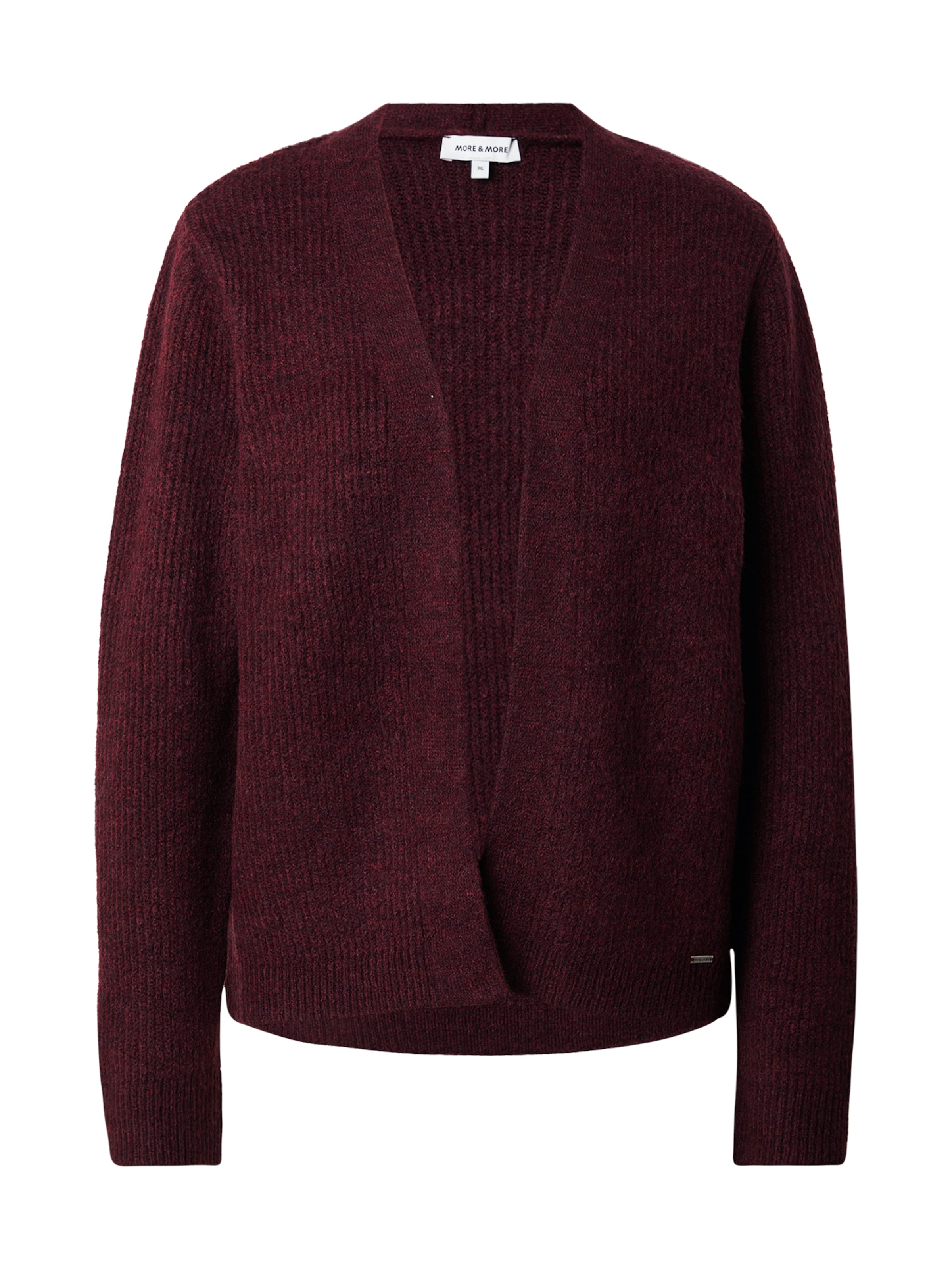 Cardigan MORE & MORE en rouge : devant