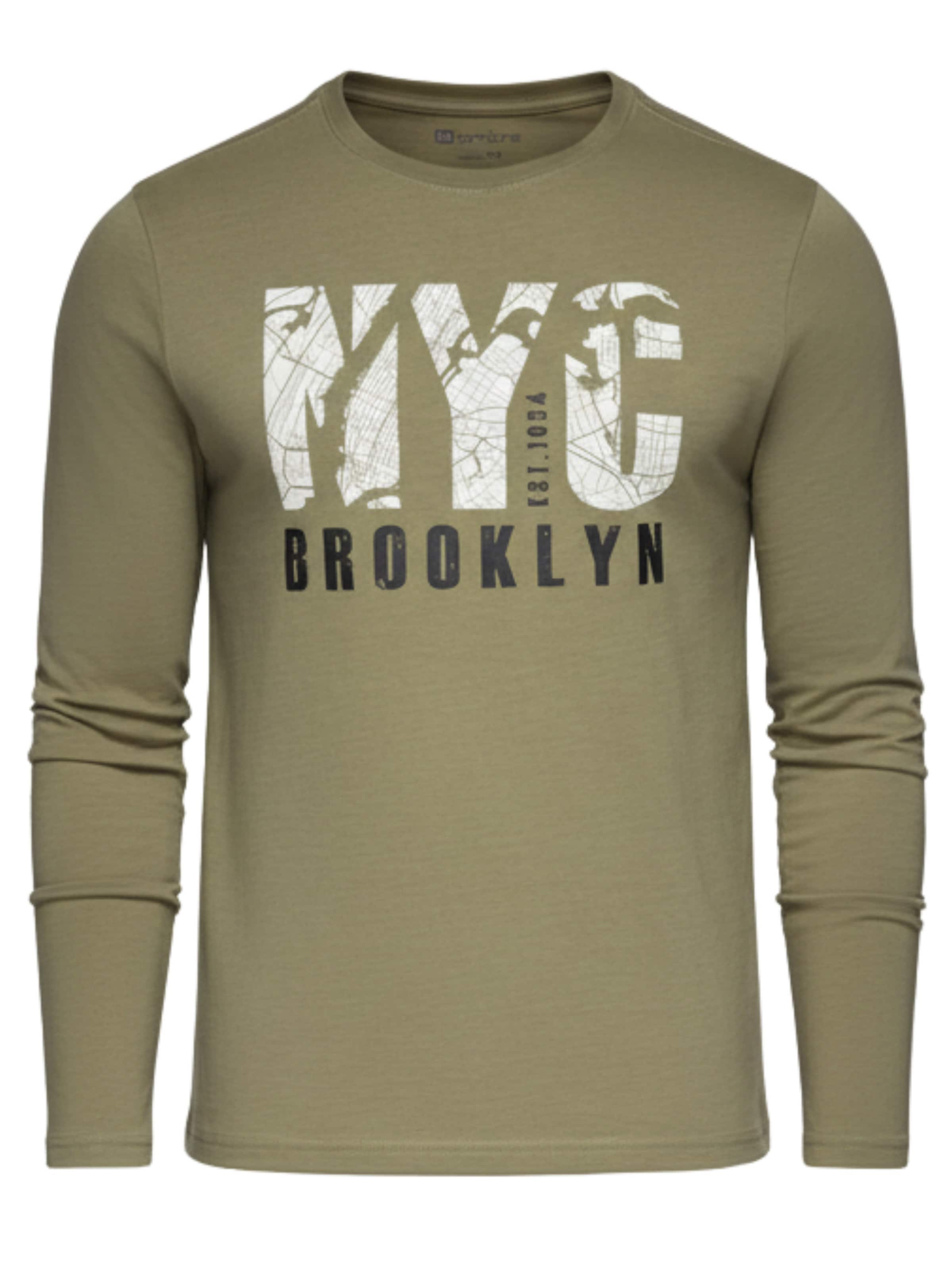 T-Shirt 'OM-LSPT-0131' Ombre en vert : devant