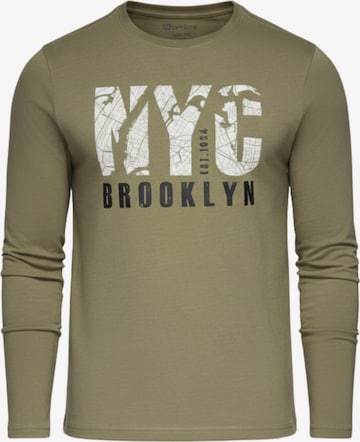 T-Shirt 'OM-LSPT-0131' Ombre en vert : devant