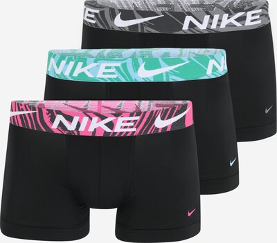 Pantaloncini intimi sportivi NIKE di colore turchese / grigio / rosa / nero, Visualizzazione prodotti