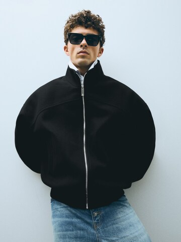 Veste mi-saison Bershka en noir