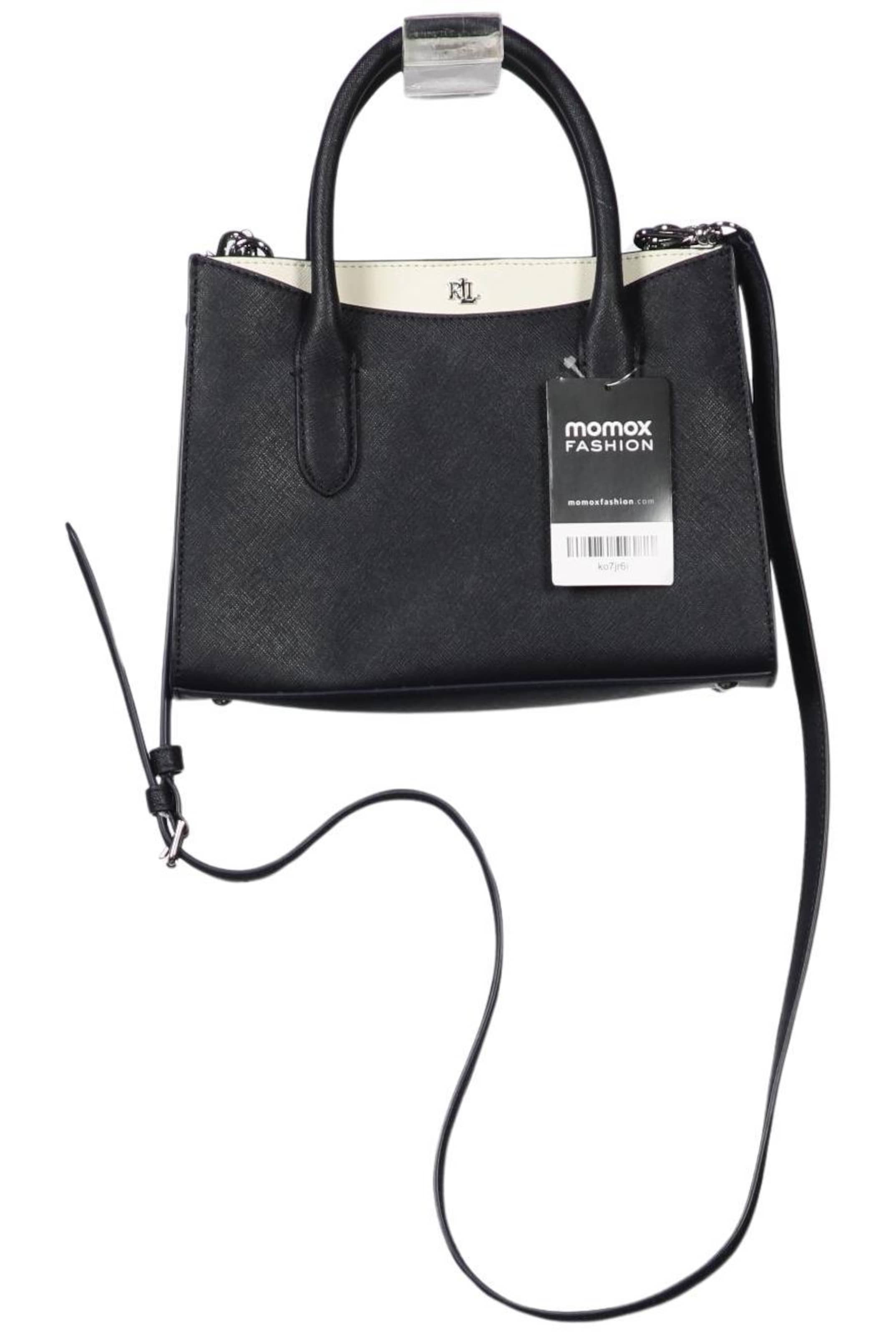 Lauren Ralph Lauren Handtasche klein Leder One Size in Schwarz: Vorderseite
