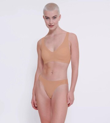T-shirt Reggiseno 'ZERO Feel 2.0' di SLOGGI in marrone