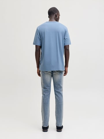 JACK & JONES Slim fit Jeans 'JJIGLENN JJLUKE' in Blue: back