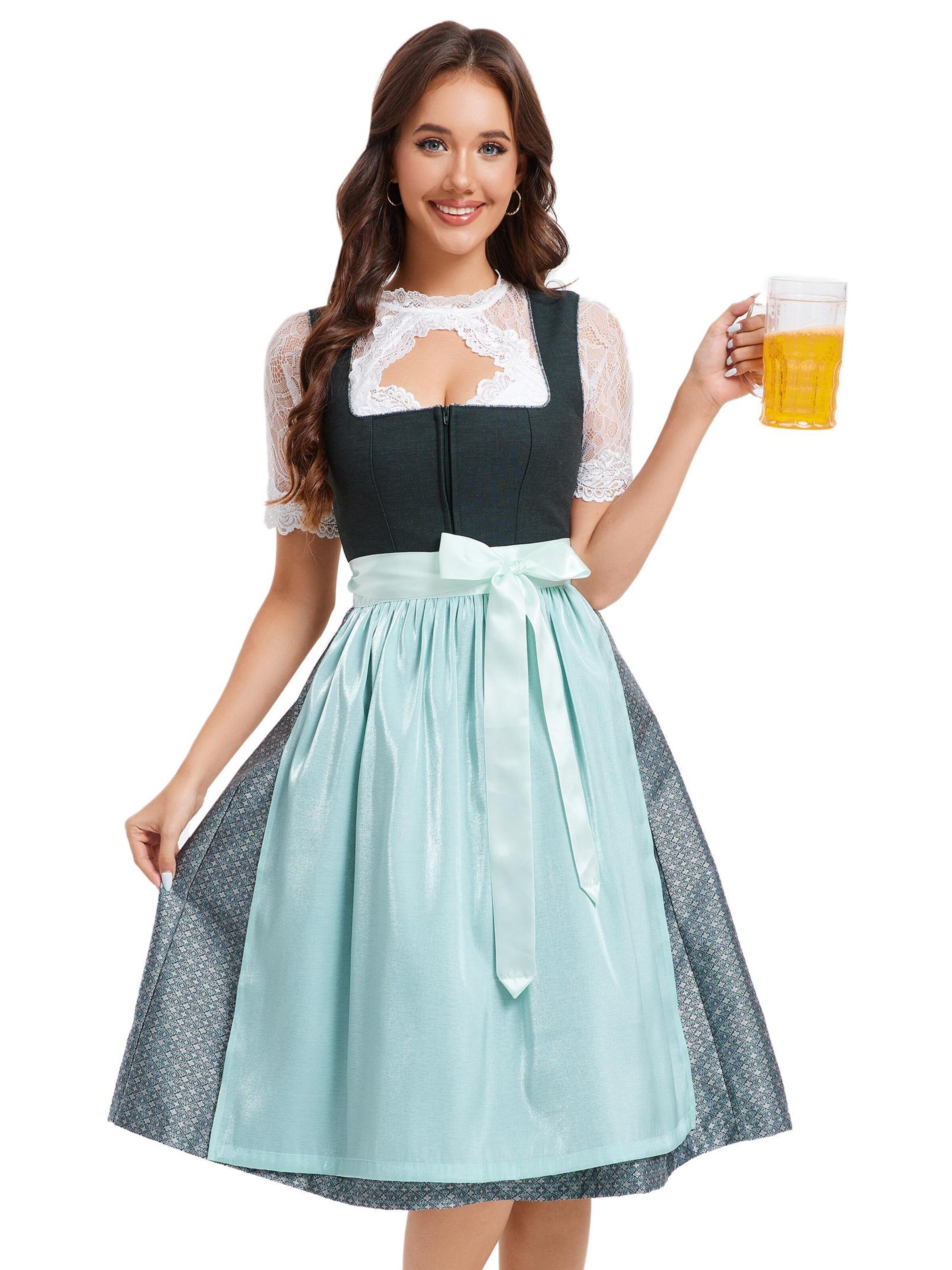 Yesfashion Dirndl in Grün