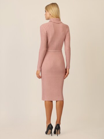 APART Knitted dress in Beige