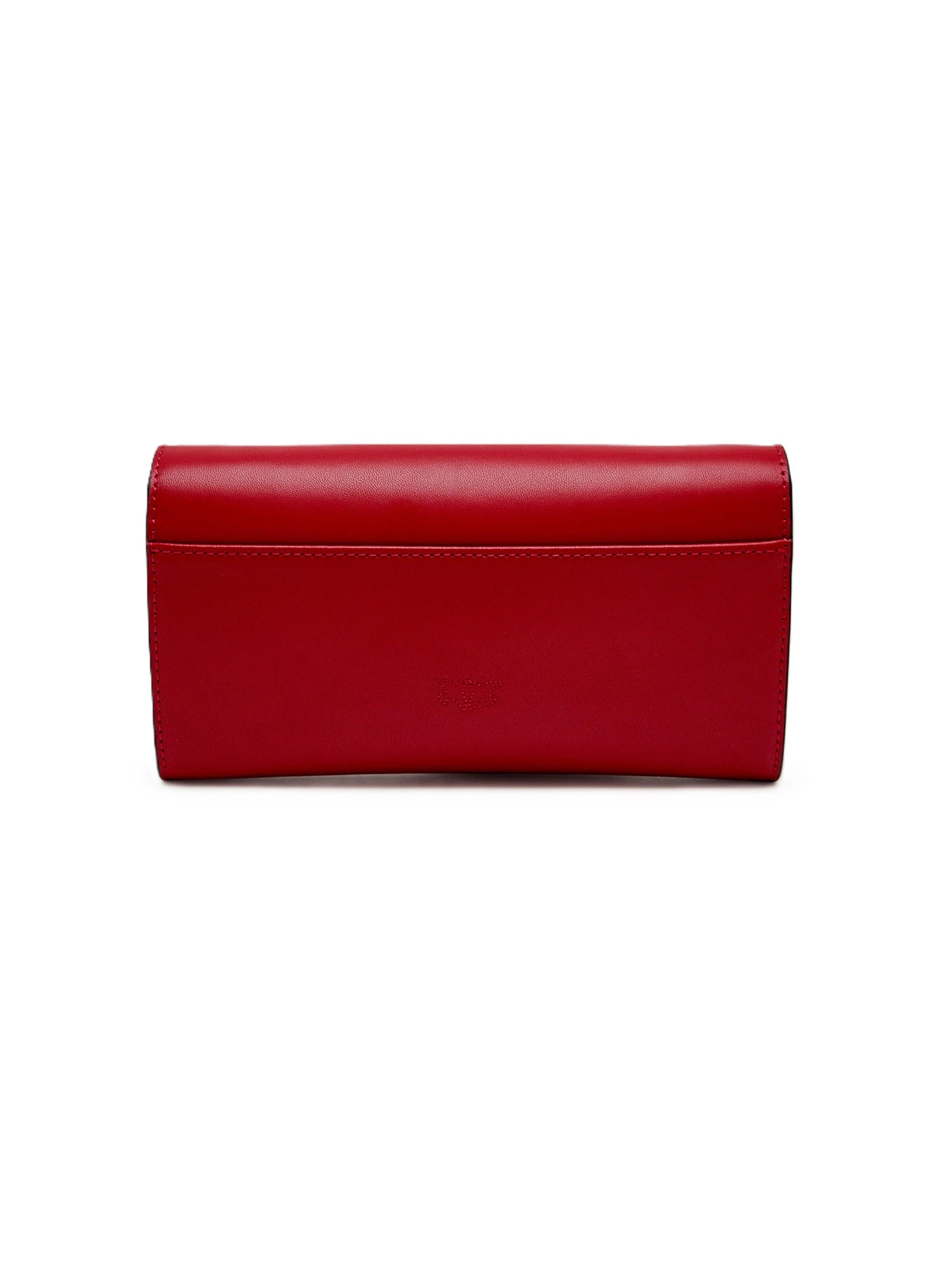 Portamonete '100062 A0F1' di PINKO in rosso
