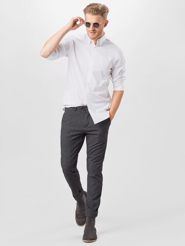 SELECTED HOMME - Ajuste estrecho Camisa en blanco