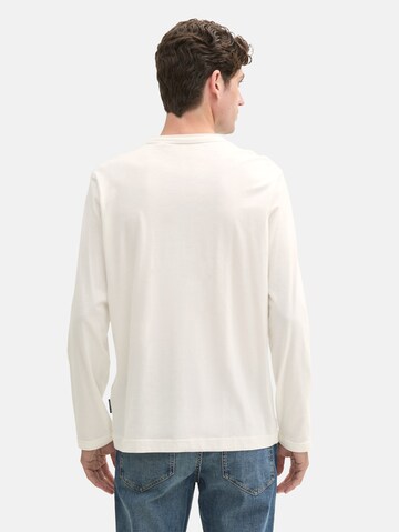 TOM TAILOR Langarmshirt in Weiß