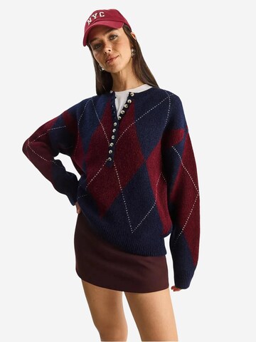 Bianco Lucci Pullover 'Pullover'‌‌‌‌‌‌‌ in Blau