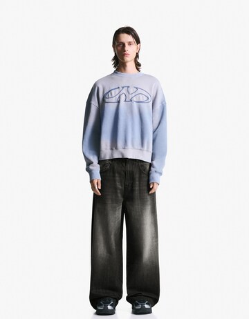 Baggy Jean Bershka en noir : devant