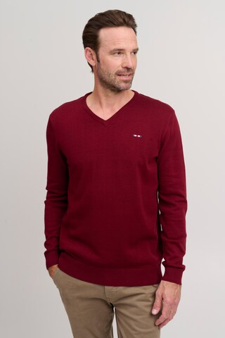 FQ1924 Pullover 'FYNJARD' in Rot: Vorderseite