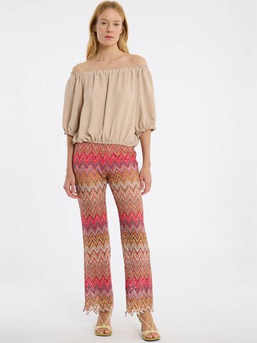 Ana Alcazar Top 'Zapisa' in Beige