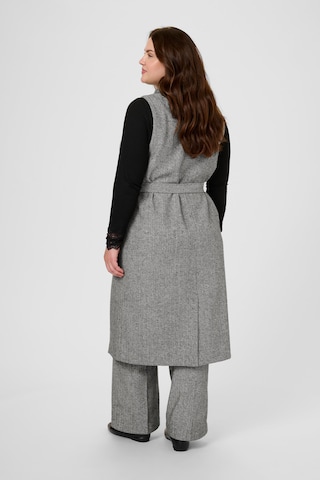 Gilet 'KCThilla' KAFFE CURVE en gris