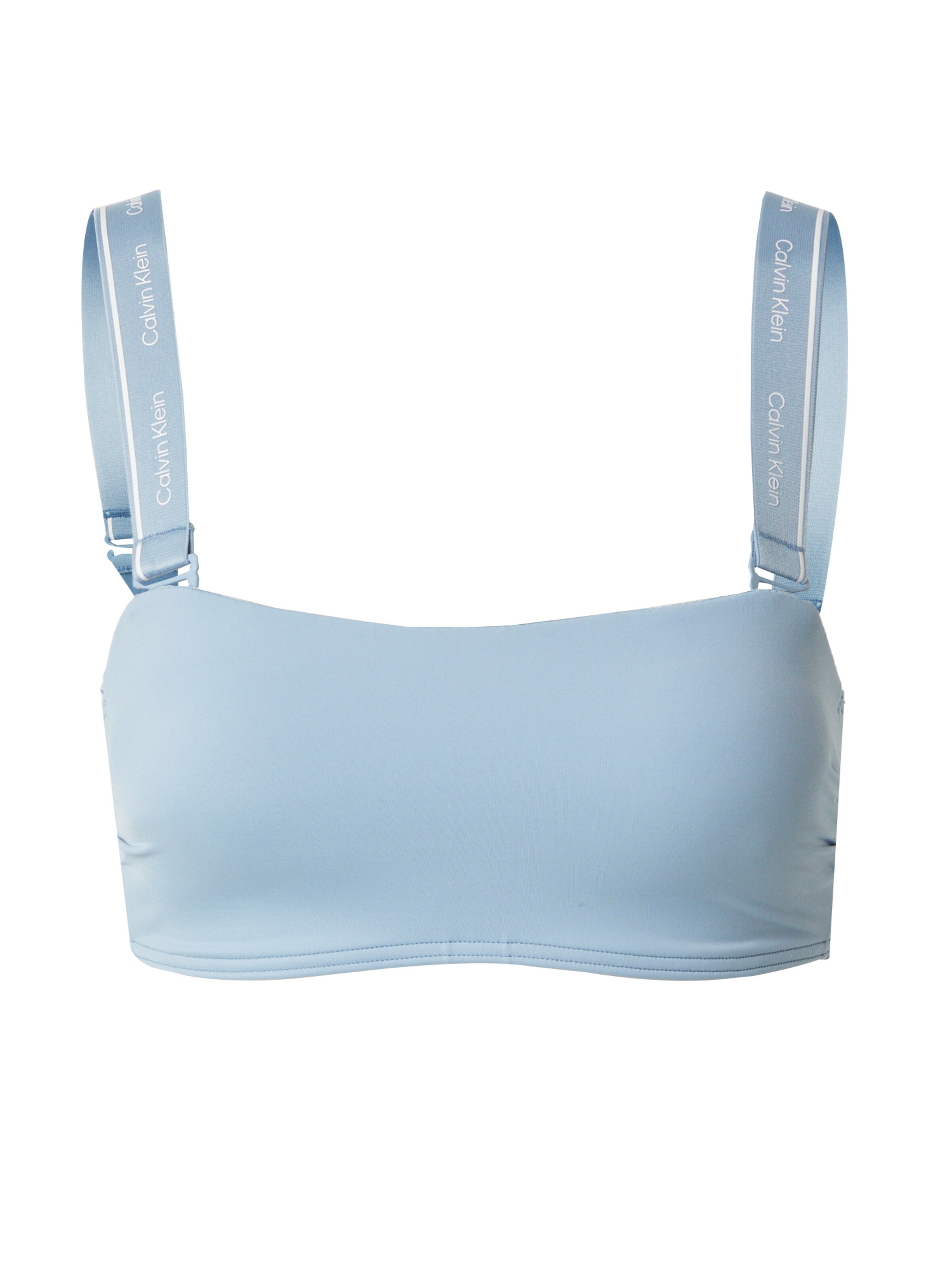 Calvin Klein SwimwearBandeau Bikini gornji dio - plava boja: prednji dio