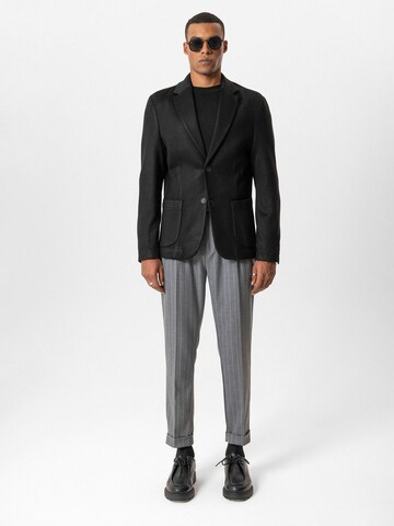 Slim fit Giacca da completo 'Berhtram' di Antioch in nero