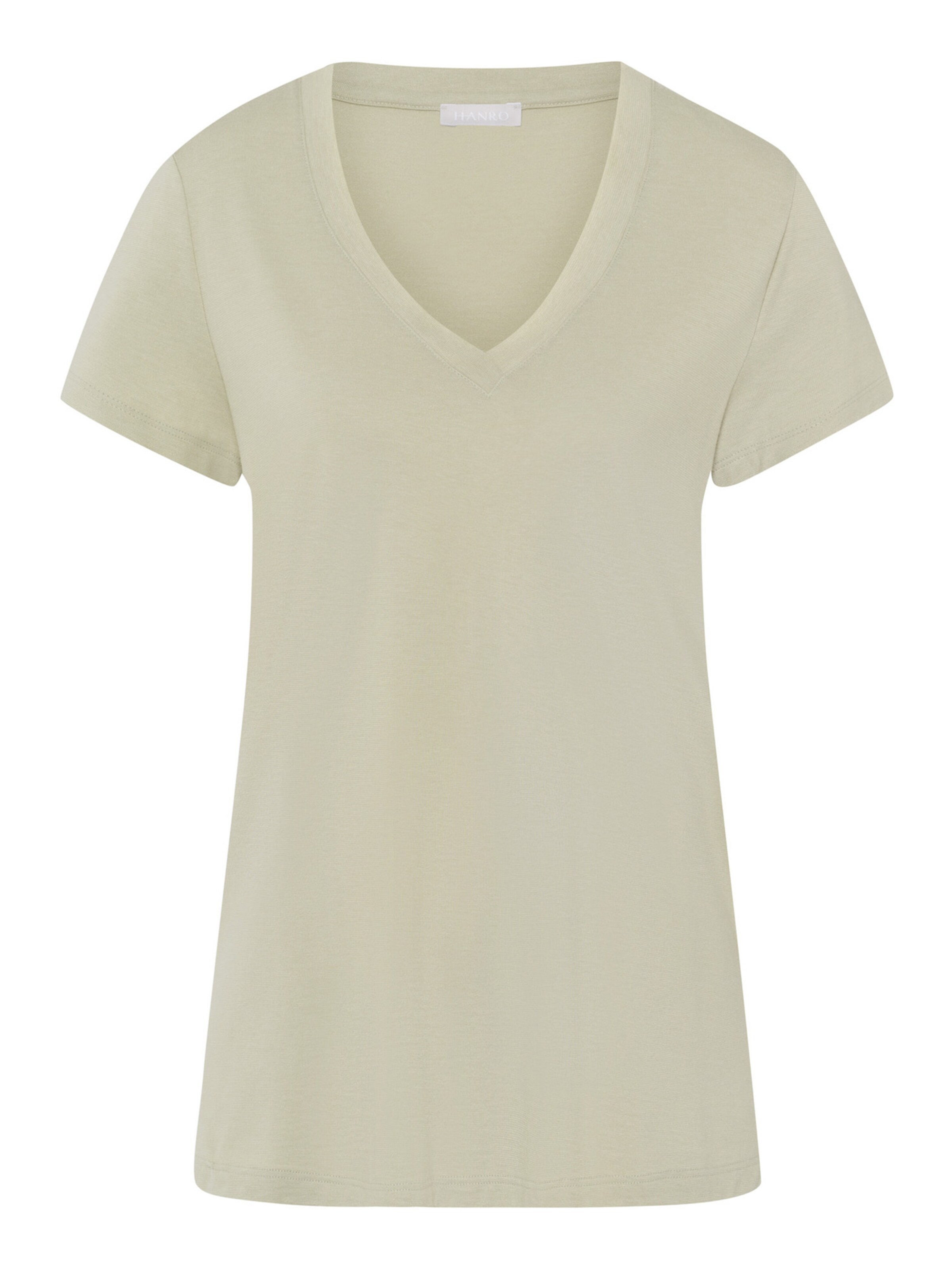 Hanro - Camisa de pijama ' Sleep & Lounge ' em bege: frente