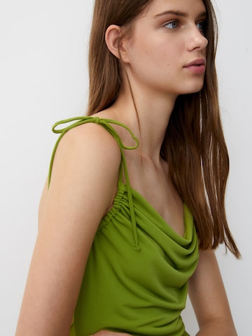 Pull&BearLjetna haljina - zelena boja