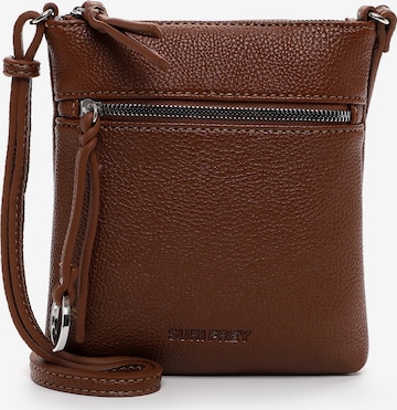 Borsa a tracolla 'Debby' di Suri Frey in marrone: frontale