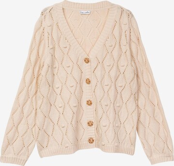 sheego by Joe Browns Knit Cardigan in Beige: front