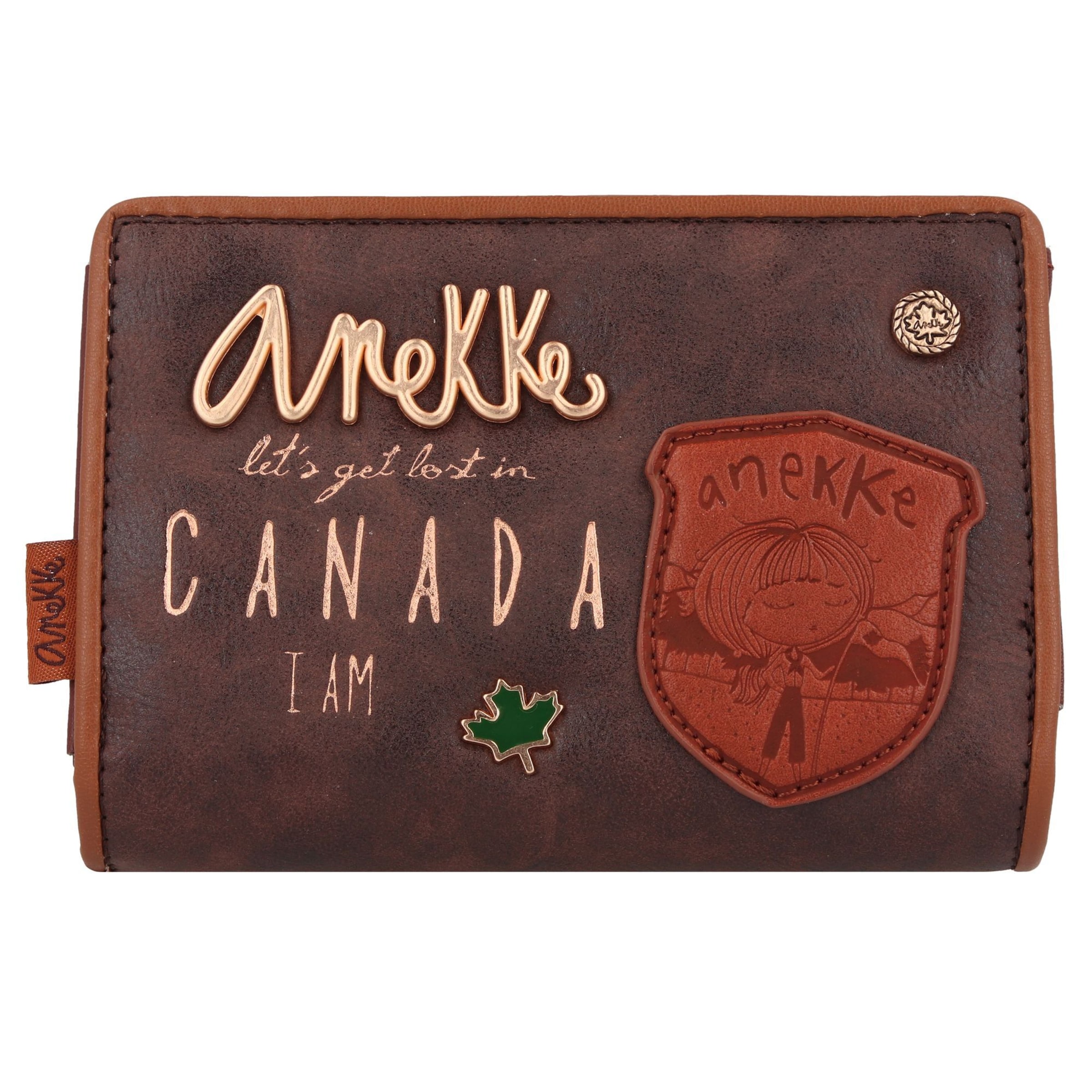 Anekke Wallet 'Canada' in Brown: front