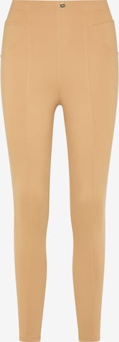 faina Skinny Leggings in Beige: front