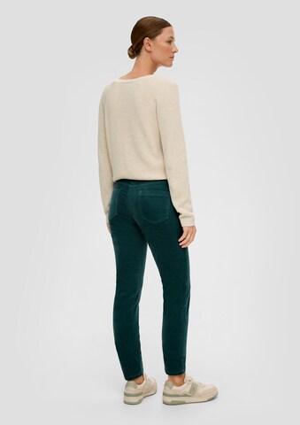 Coupe slim Pantalon s.Oliver en vert