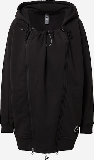 ADIDAS BY STELLA MCCARTNEY Athletic Fleece Jacket 'Truestrength 3-In-1' in Black / White, Item view