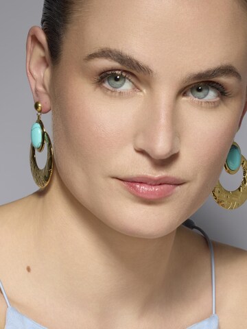 Luxenter Earrings 'Rekbas' in Blue