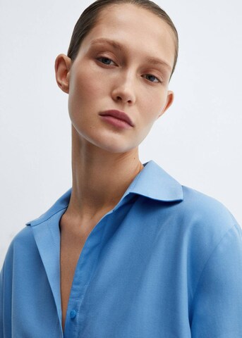 MANGO Blouse 'Lima' in Blauw