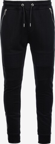 Ombre Pants 'PASK-22FW-004' in Black: front