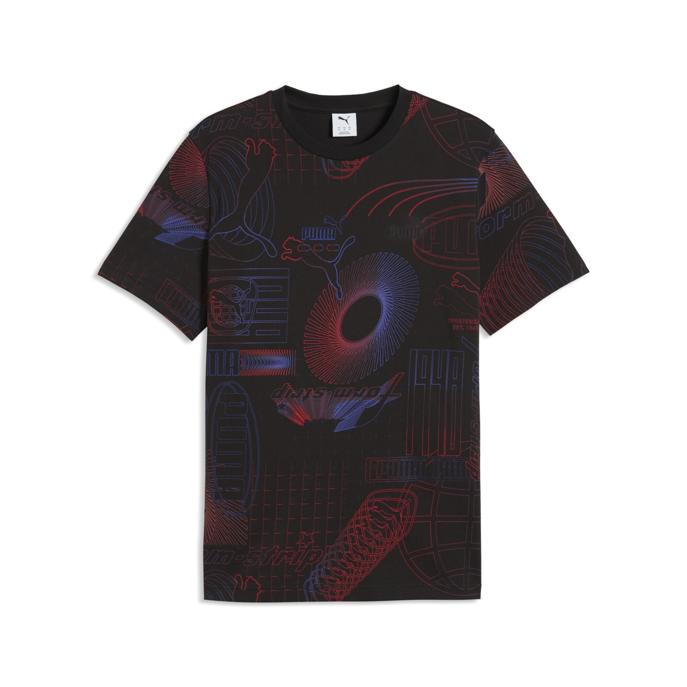 PUMA T-Shirt 'Essentials ' in Schwarz: Vorderseite