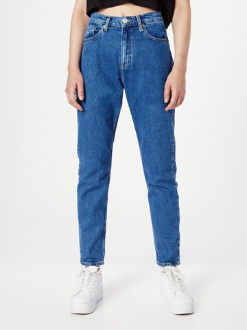 Slimfit Jeans 'Izzie' de la Tommy Jeans pe albastru: față