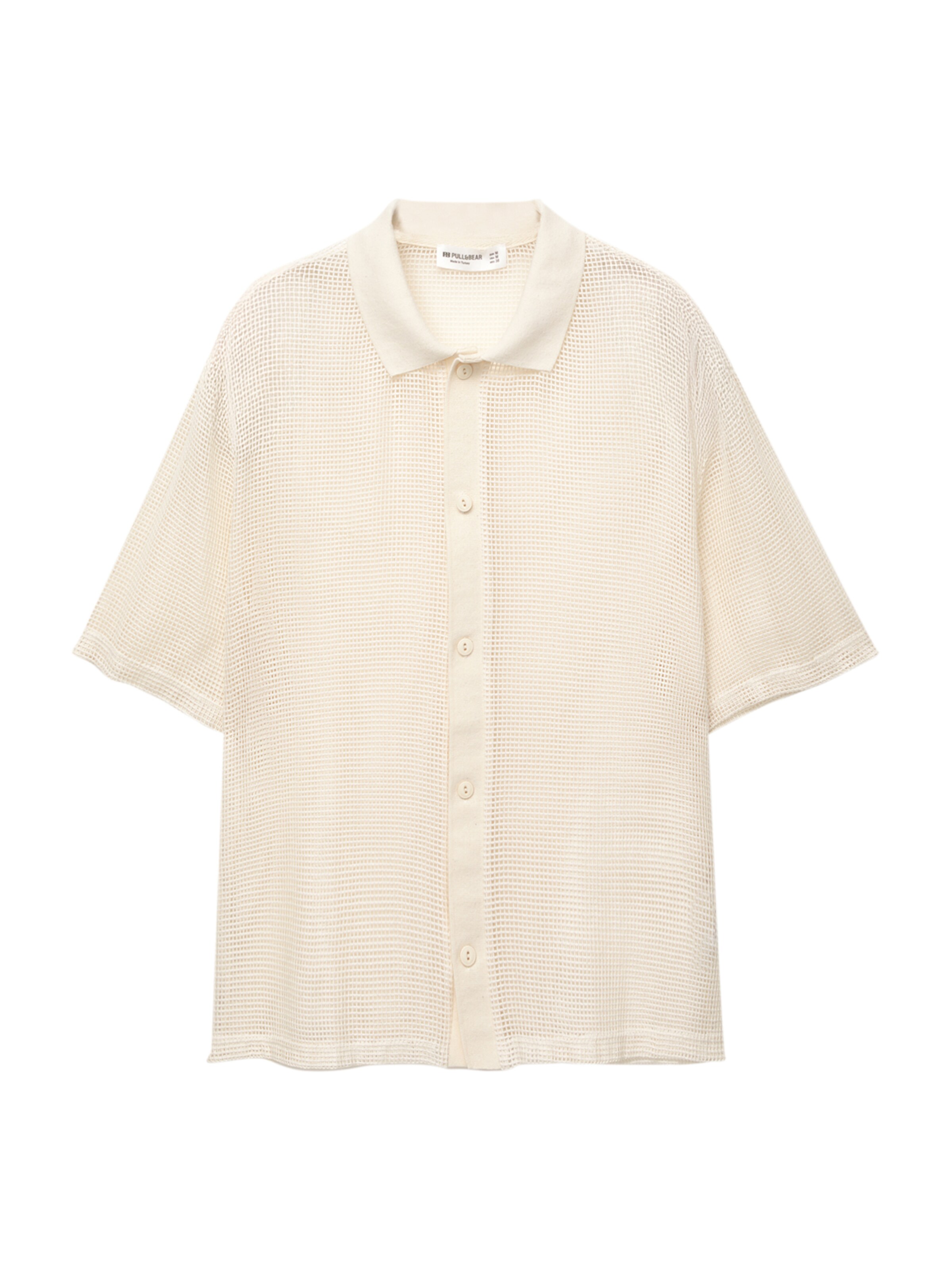 Pull&Bear Srajca | volneno bela barva, Prikaz izdelka