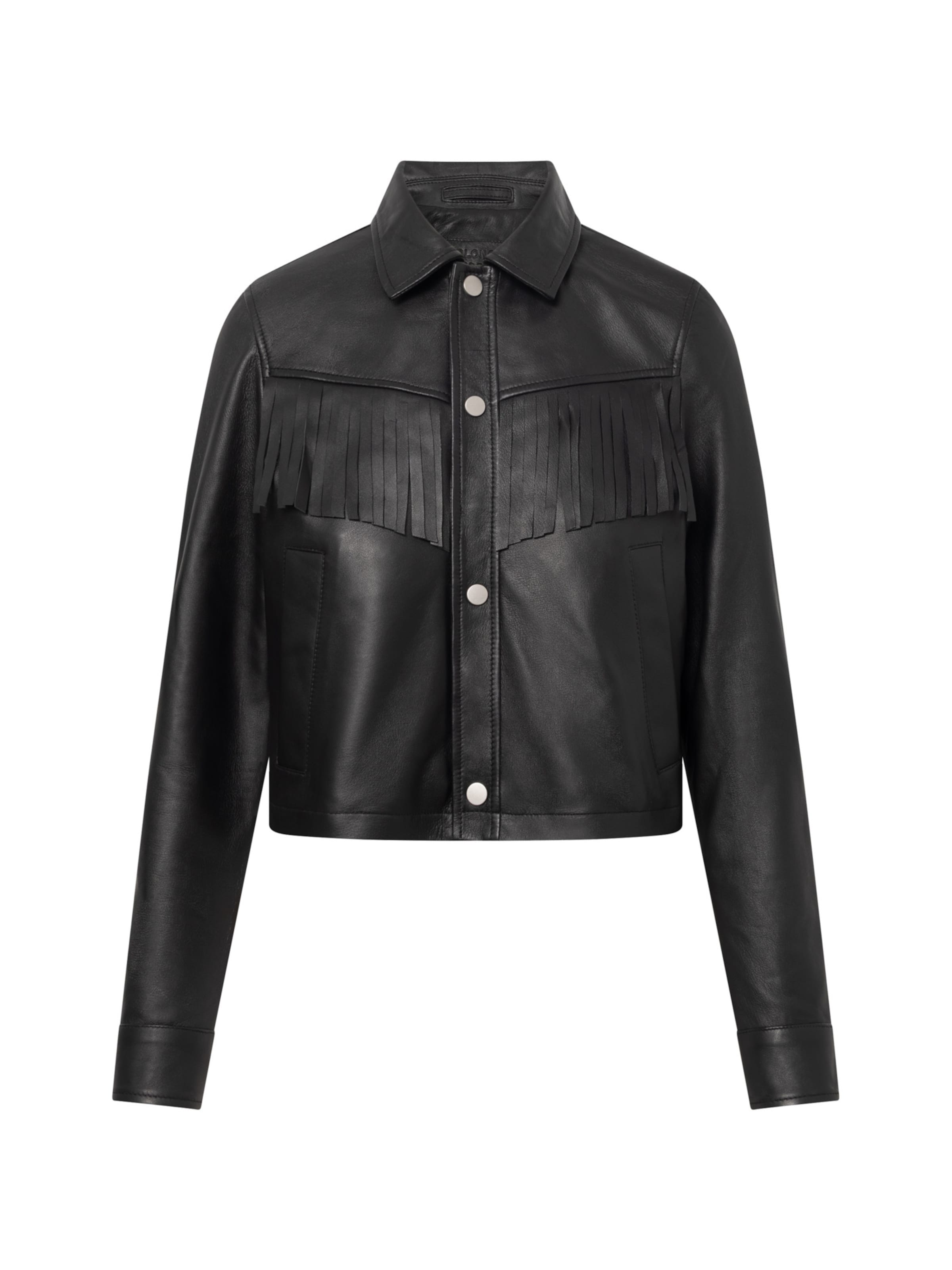 Veste mi-saison ' Ginny Fringe ' Bolongaro Trevor en noir : devant