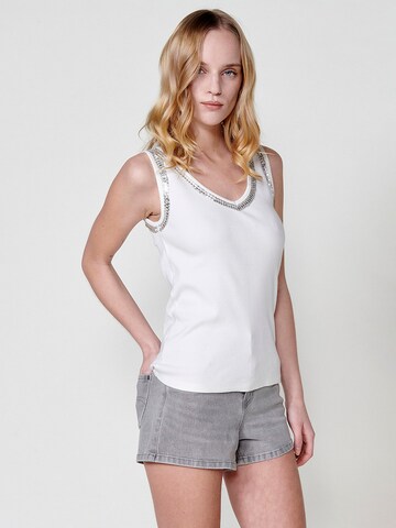 KOROSHI Top in White