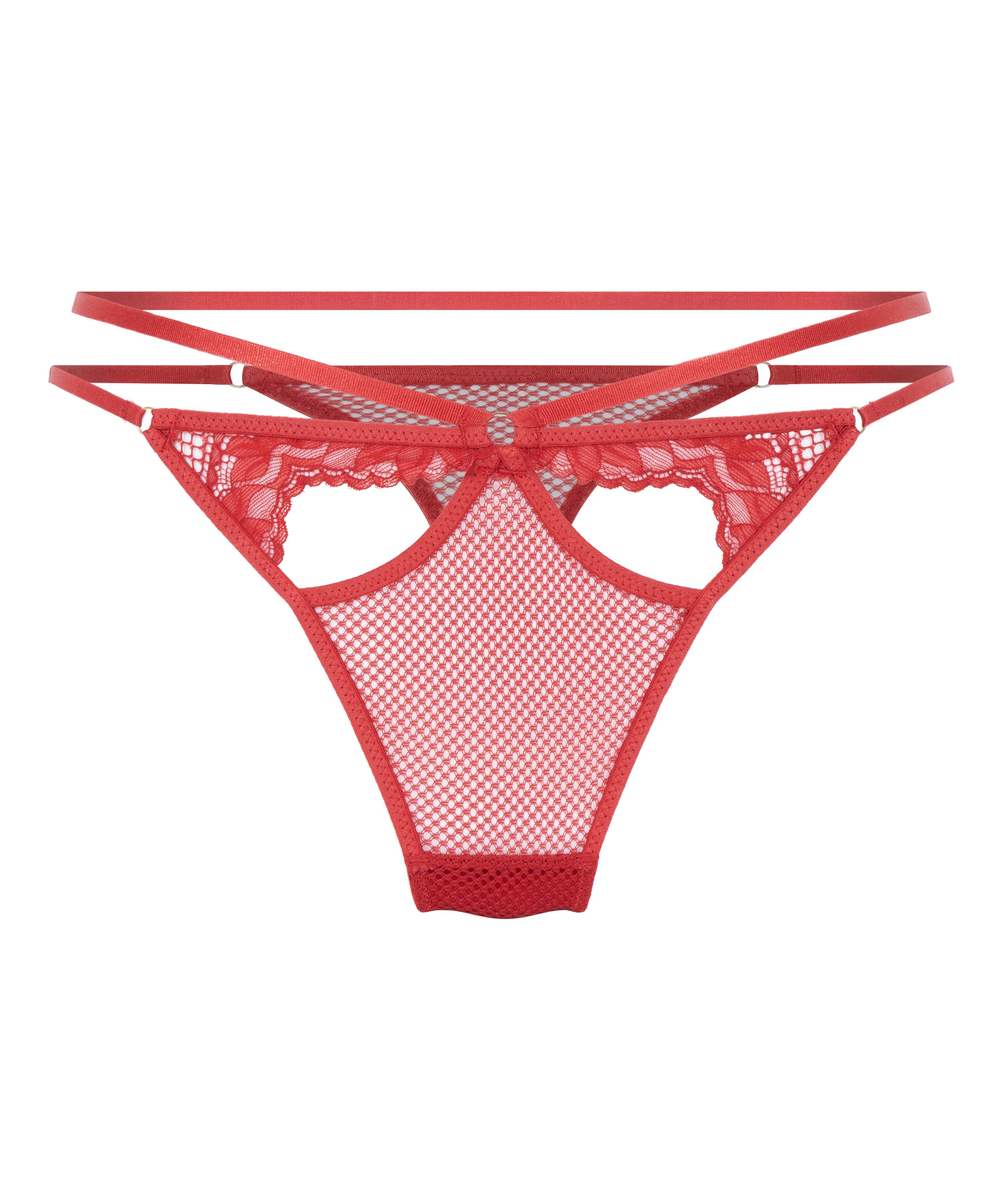 Hunkemöller String in Rot: Vorderseite
