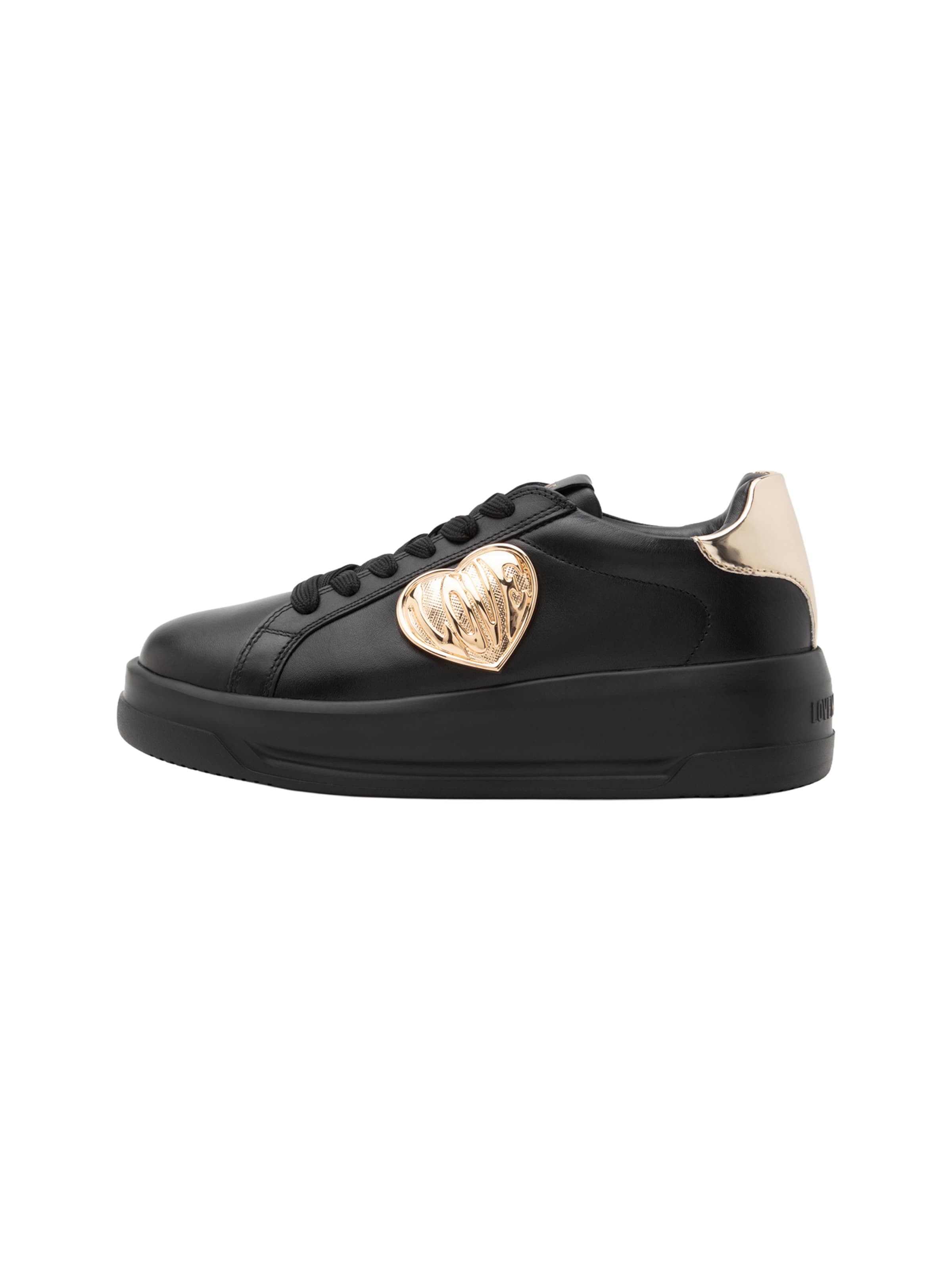 Sneaker bassa 'ECLIPSE50' di Love Moschino in nero: frontale