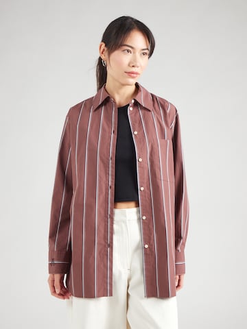 ARMEDANGELS Bluse 'HALIAA' in Rot: Vorderseite