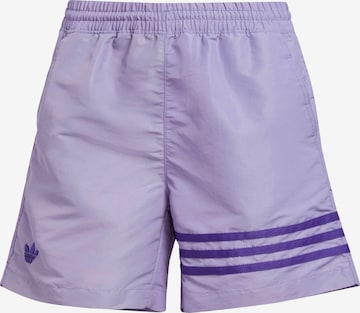ADIDAS ORIGINALS Regular Pants 'Adicolor Neuclassics' in Purple: front