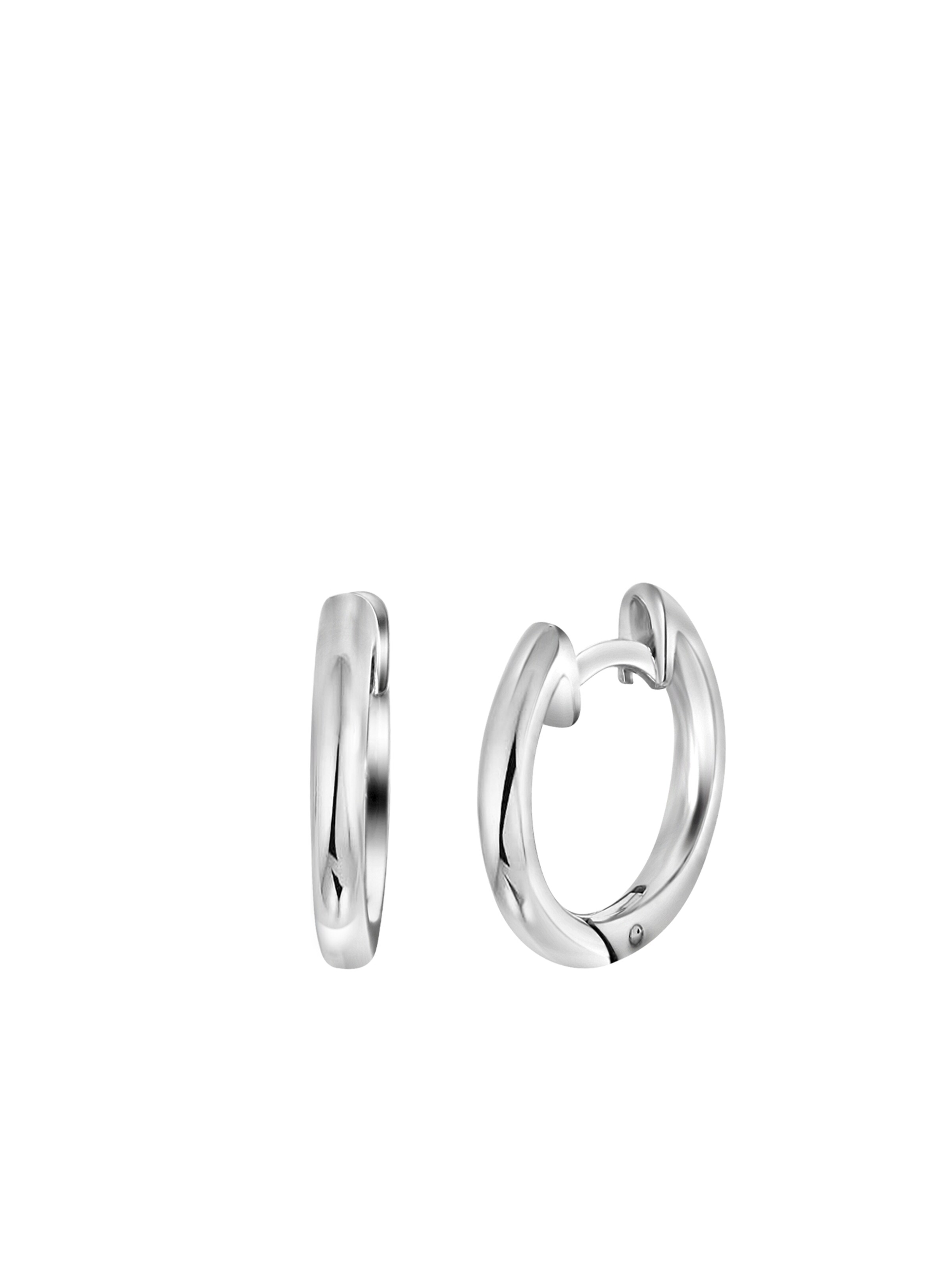 Lucardi Oorbellen in Zilver: voorkant