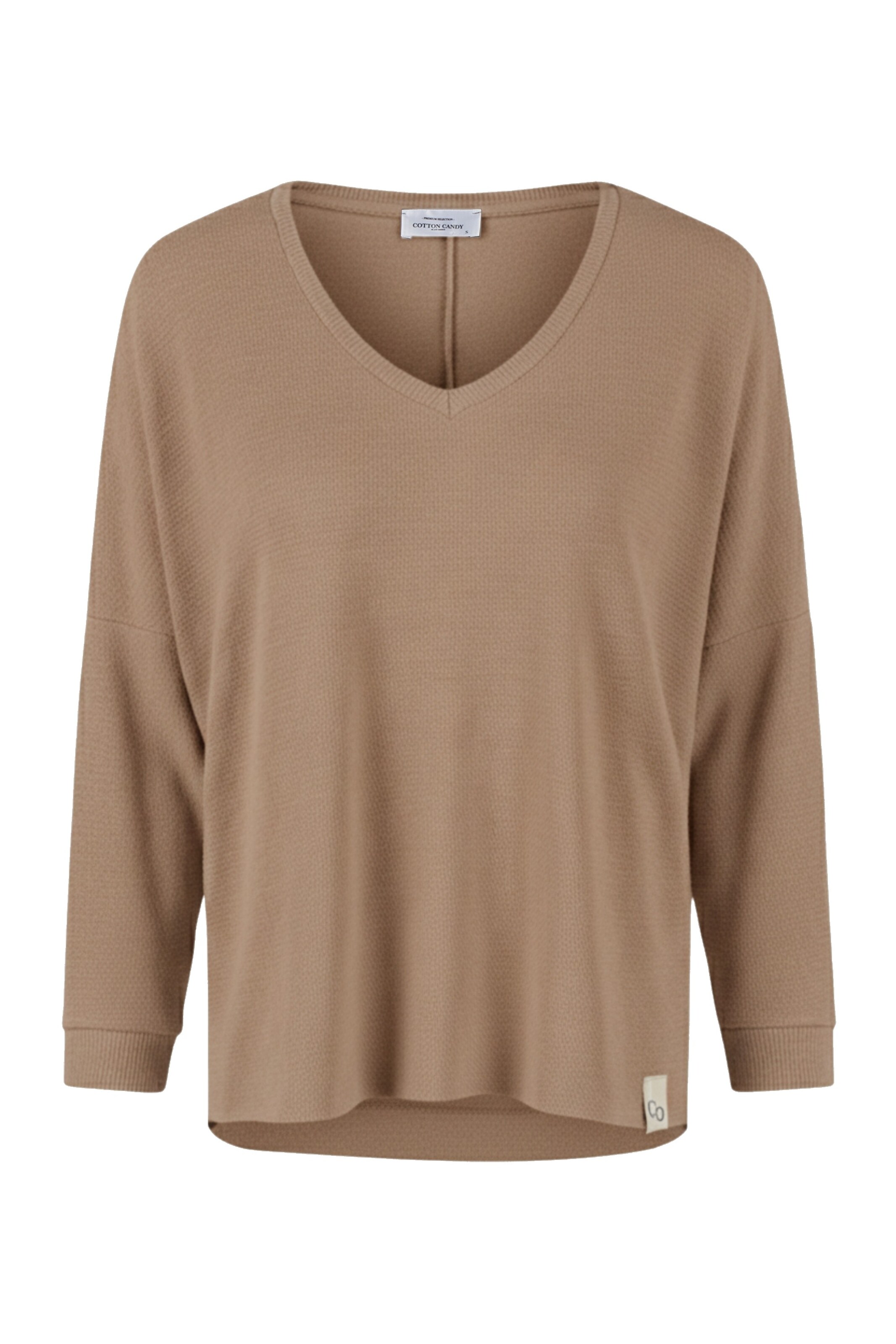 Cotton Candy Shirt in Bruin: voorkant