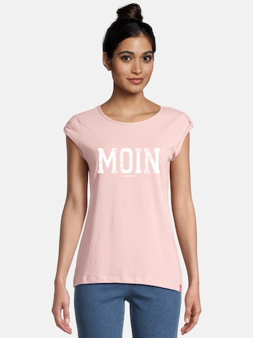 salzhaut Shirt 'Biike-Moin' in Pink: Vorderseite