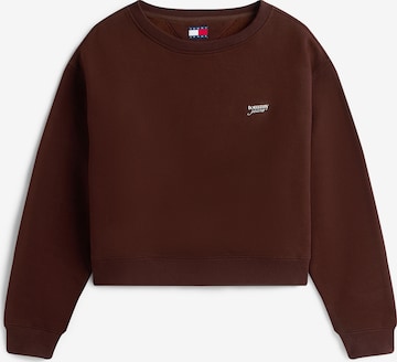 ruda Tommy Jeans Megztinis be užsegimo: priekis