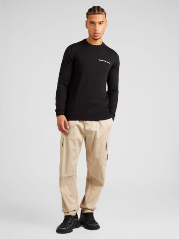Calvin Klein Jeans Pullover 'Essentials' in Schwarz